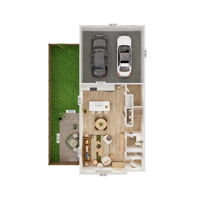 Unit PD-9809 PD-9809 floor plan
